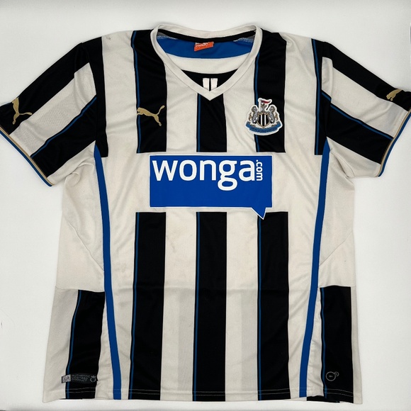 Ben Arfa #10 Newcastle United 2013/2014 Home ORIGINAL Puma Soccer Jersey (L) - Picture 3 of 10